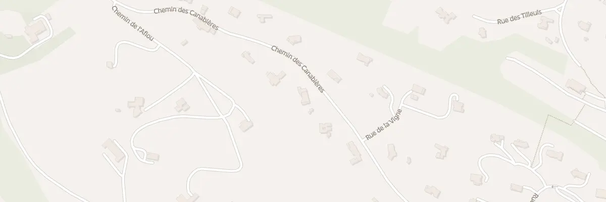 Plan du 32 Che des Canabières à Vieille-Toulouse