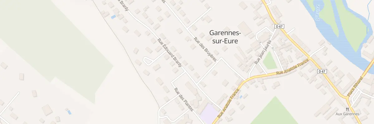 Plan du 7 Rue Edouard Branly à Garennes-sur-Eure