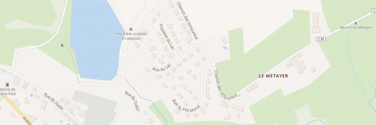 Plan du 5 Rue du Lac à Saint-Paul