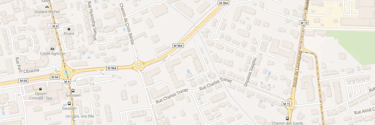 Plan du 11 Rue Charles Trenet à Toulouse