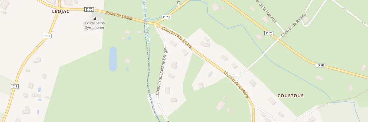 Plan du 140 Che de la Mairie à Léojac