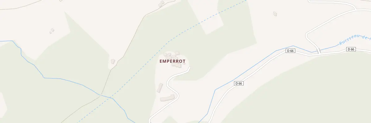 Plan du 719 Emperrot à Auzat