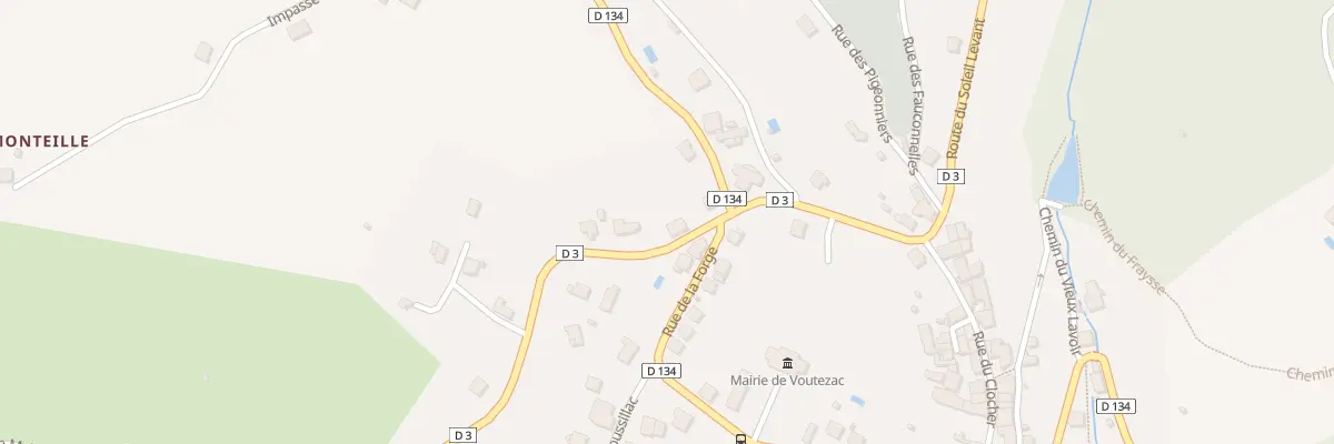 Plan du 30 Rte de Moulin de Murat à Voutezac