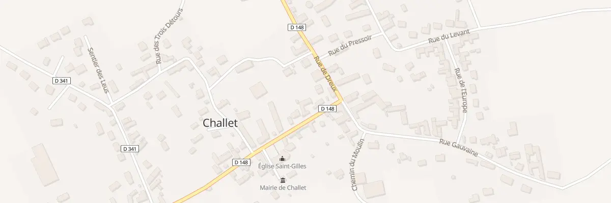 Plan du 6 Rue de la République à Challet
