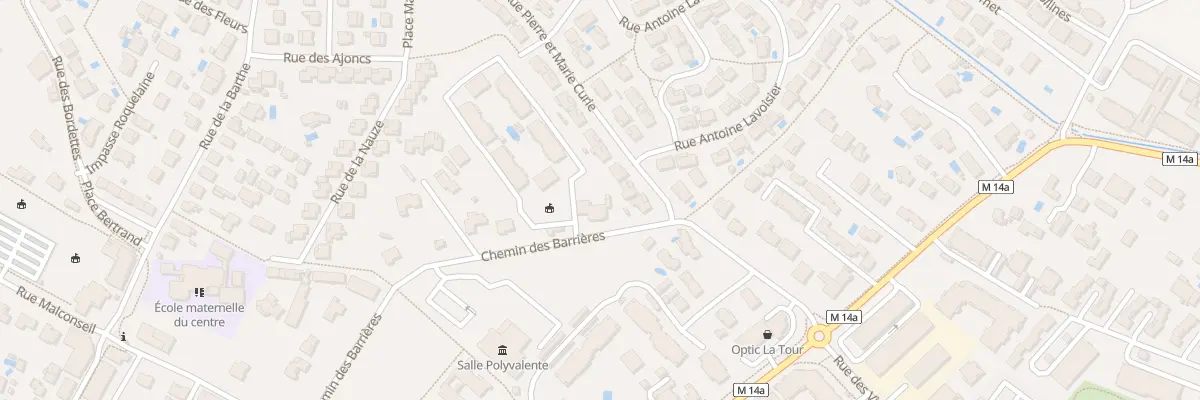 Plan du 29 Che des Barrières à Castelginest