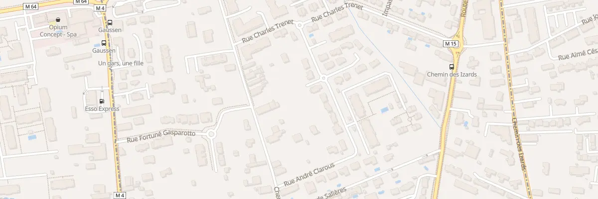 Plan du 62B Che de Croix Bénite à Toulouse