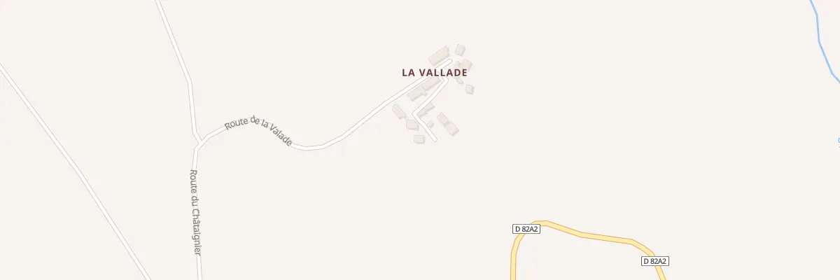 Plan du 5216 La Valade à Glanges