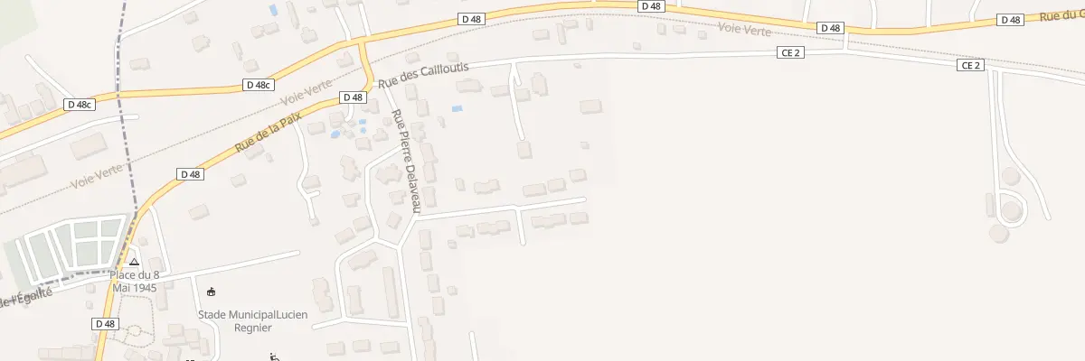 Plan du 109 Rue des Pommiers à Thenay