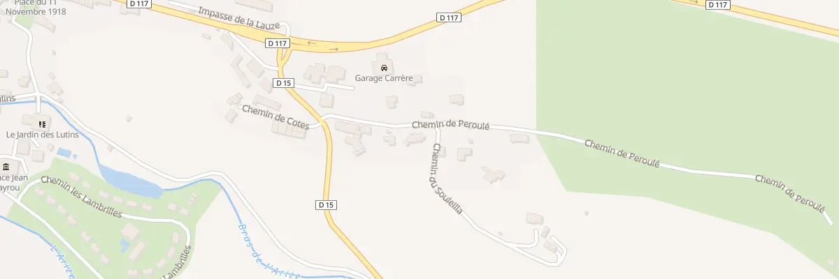 Plan du 12 Che de Peroule à La Bastide-de-Sérou