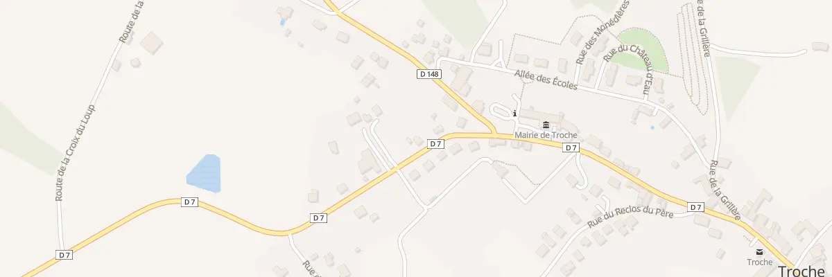 Plan du 6 Av de Pompadour à Troche