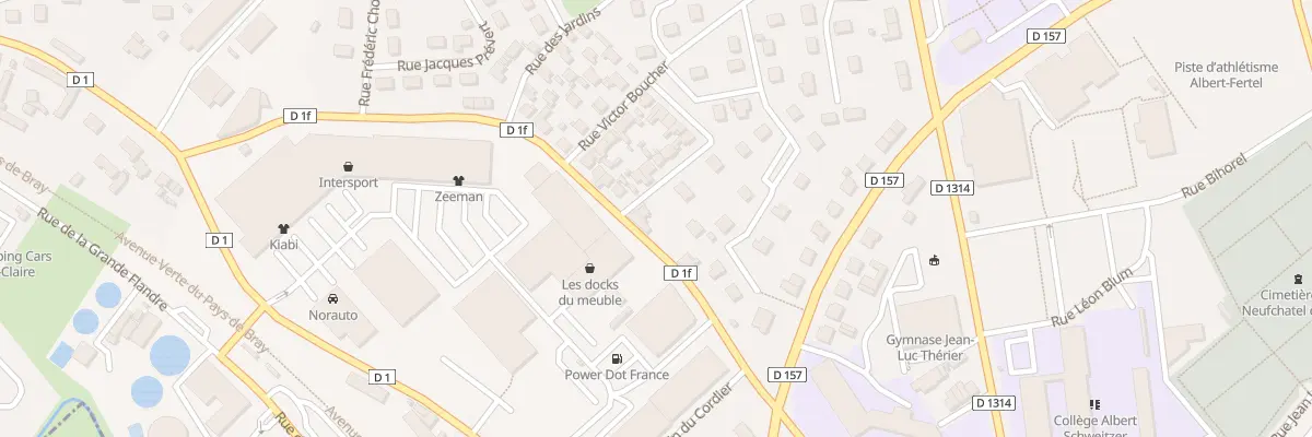 Plan du 30 Rue de Saint Vincent à Neufchâtel-en-Bray