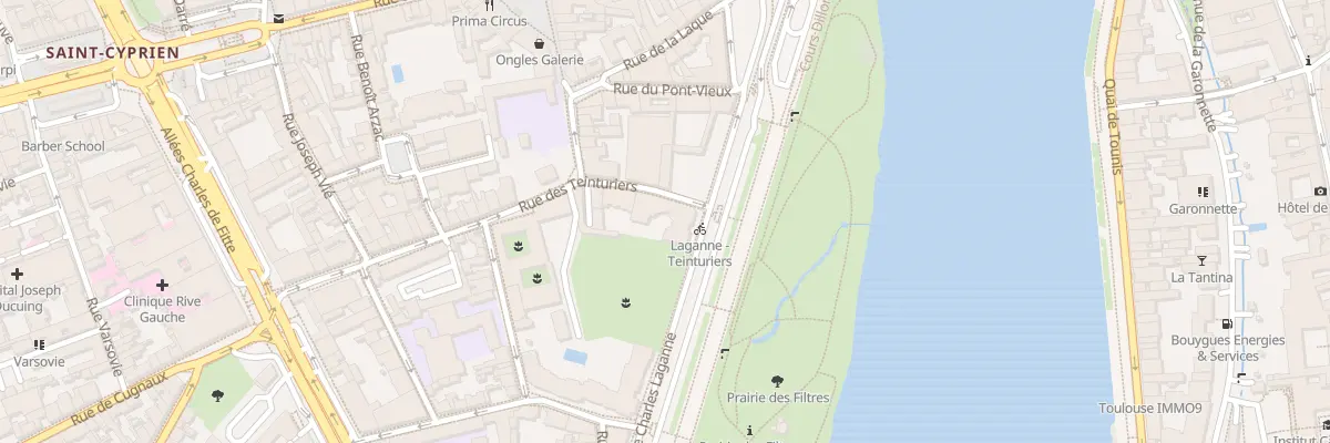Plan du 37 Rue Laganne à Toulouse