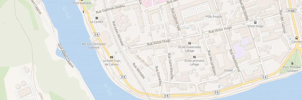 Plan du 483 Rue Victor Hugo à Cahors