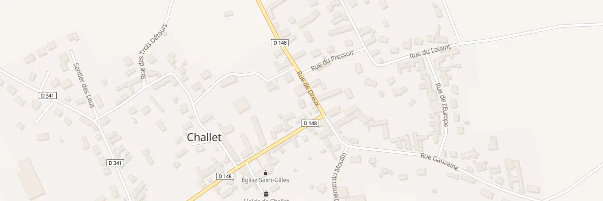 Plan du 2 Rue de la République à Challet
