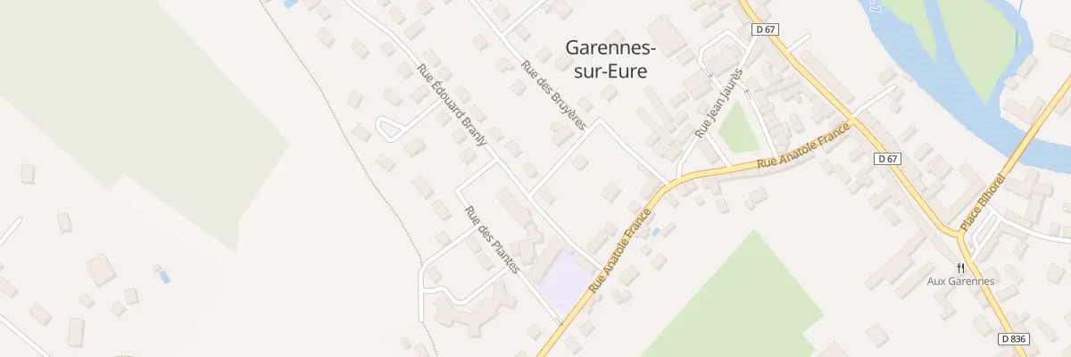 Plan du 3 Rue Edouard Branly à Garennes-sur-Eure