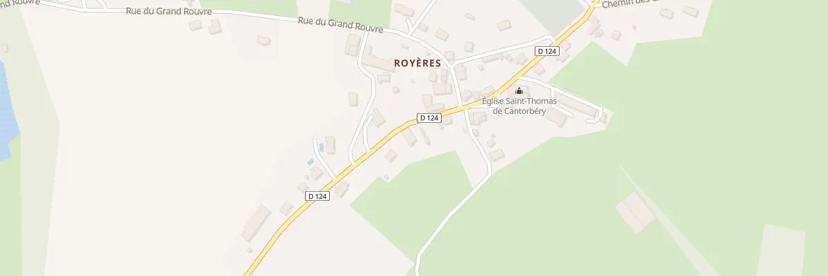 Plan du 50 Rue Jean Moulin à Royères