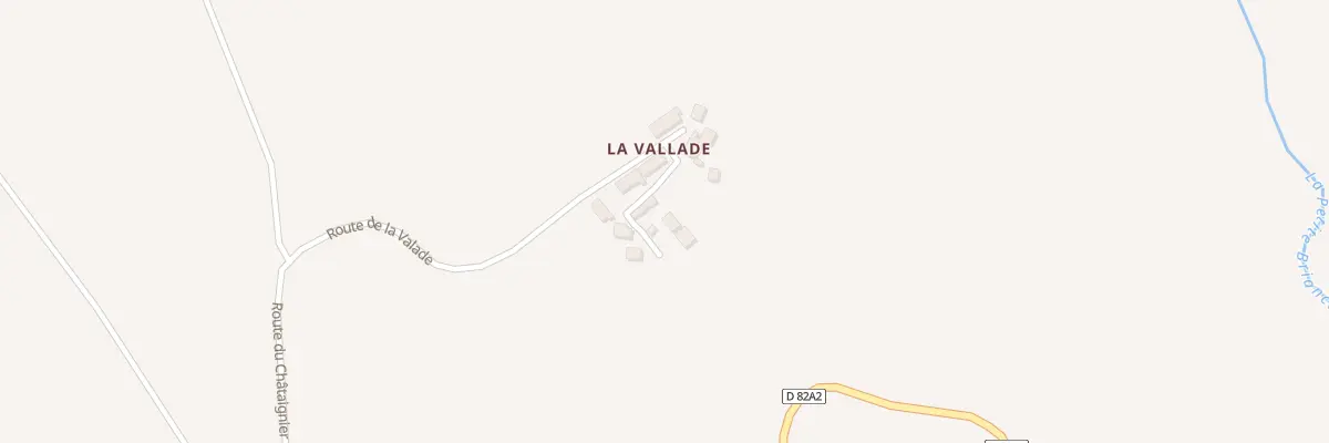 Plan du 5217A La Valade à Glanges