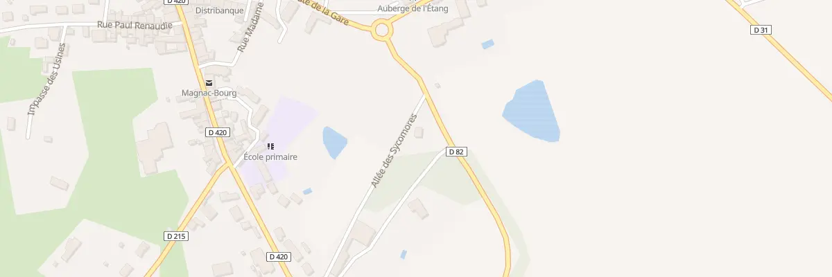 Plan du 403 Rte du Bois d’Amour à Magnac-Bourg