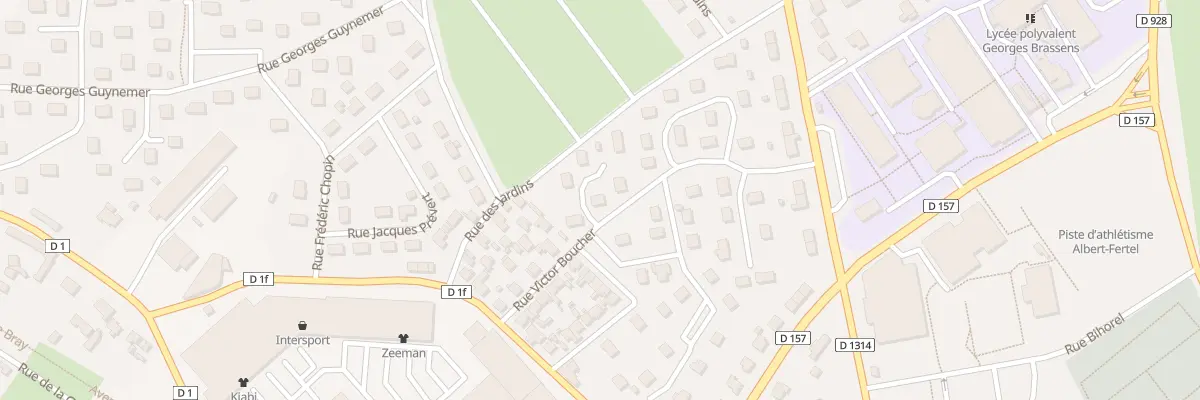 Plan du 17 Rue Victor Boucher à Neufchâtel-en-Bray
