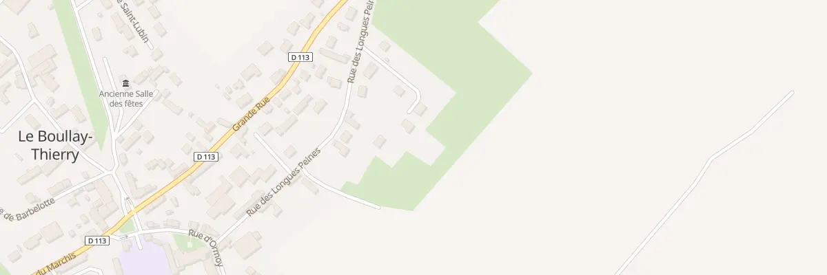 Plan du 11 Rue des Longues Peines au Boullay-Thierry