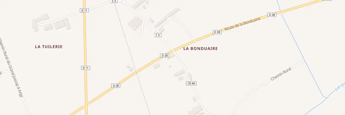 Plan du 4 La Bonduaire à Argy