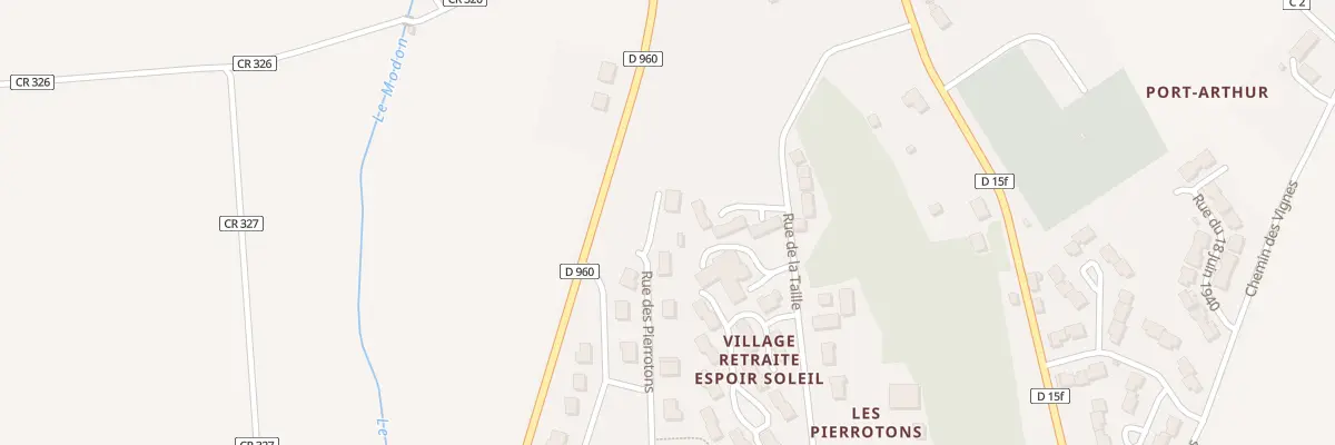 Plan du 16 Rue Les Pierrotons à Luçay-le-Mâle