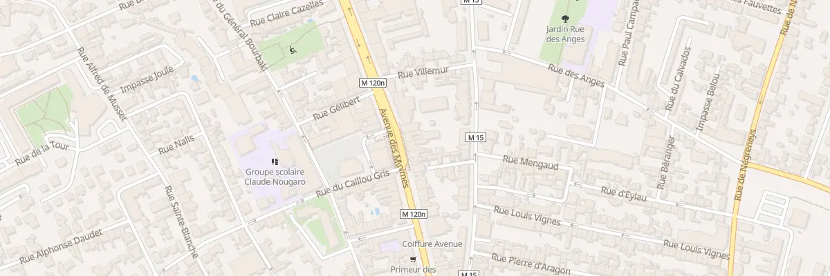 Plan du 90 Av des Minimes à Toulouse