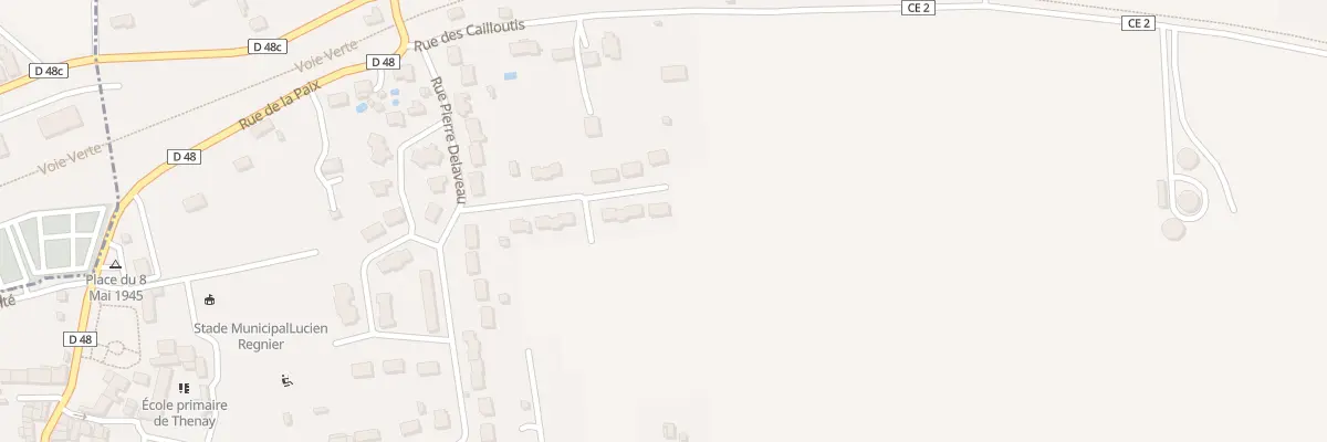 Plan du 148 Rue des Pommiers à Thenay