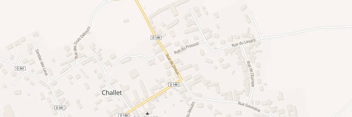 Plan du 6 Rue de Dreux à Challet