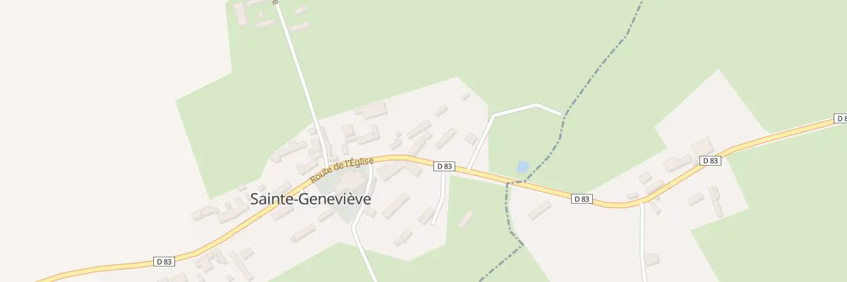Plan du 5125 Le Bourg à Sainte-Geneviève