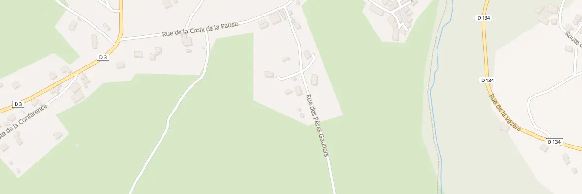 Plan du 6 Rue Des Pères Gautiers à Voutezac