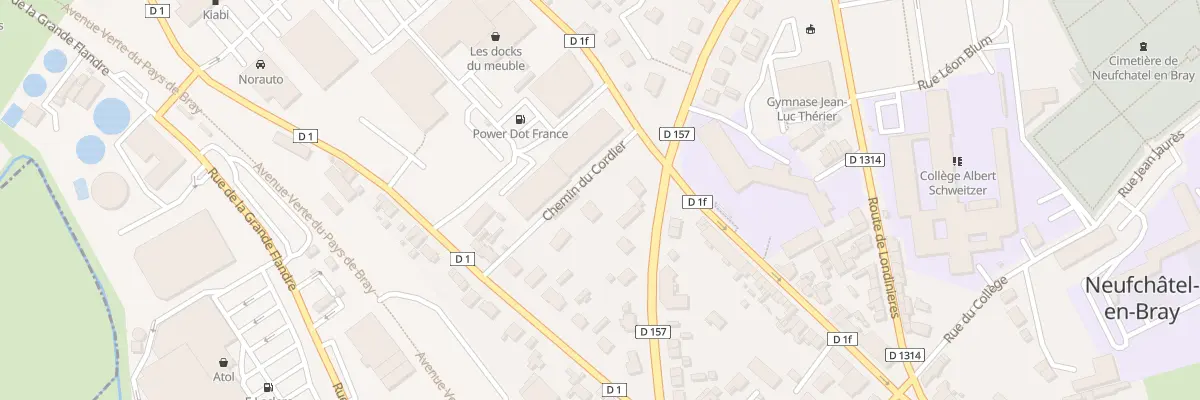 Plan du 37 Rue de Saint Vincent à Neufchâtel-en-Bray