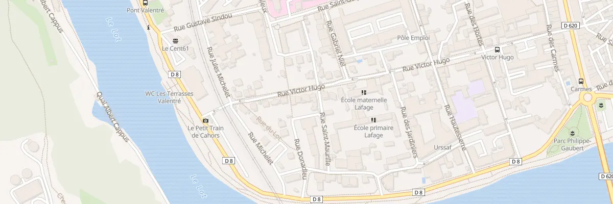 Plan du 445 Rue Victor Hugo à Cahors