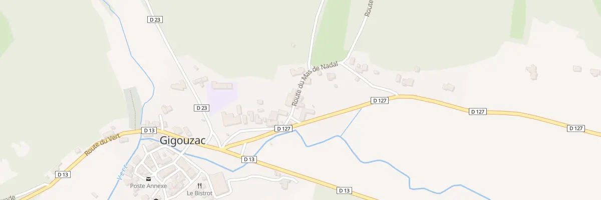 Plan du 58 Rte du Mas de Nadal à Gigouzac