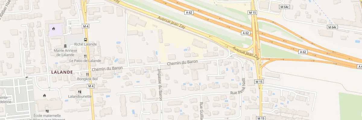 Plan du 33B Che du Baron à Toulouse