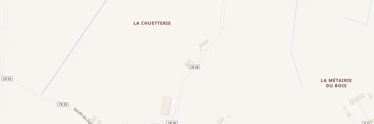 Plan du 5257 La Chuetterie à Pellevoisin