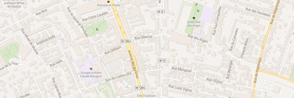Plan du 94B Av des Minimes à Toulouse
