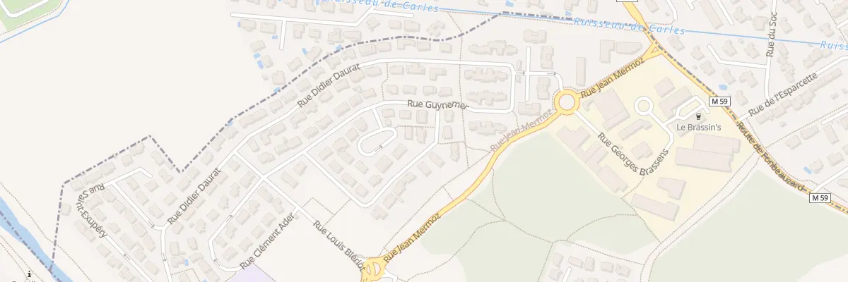Plan du 9 Rue Maryse Bastié à Fonbeauzard