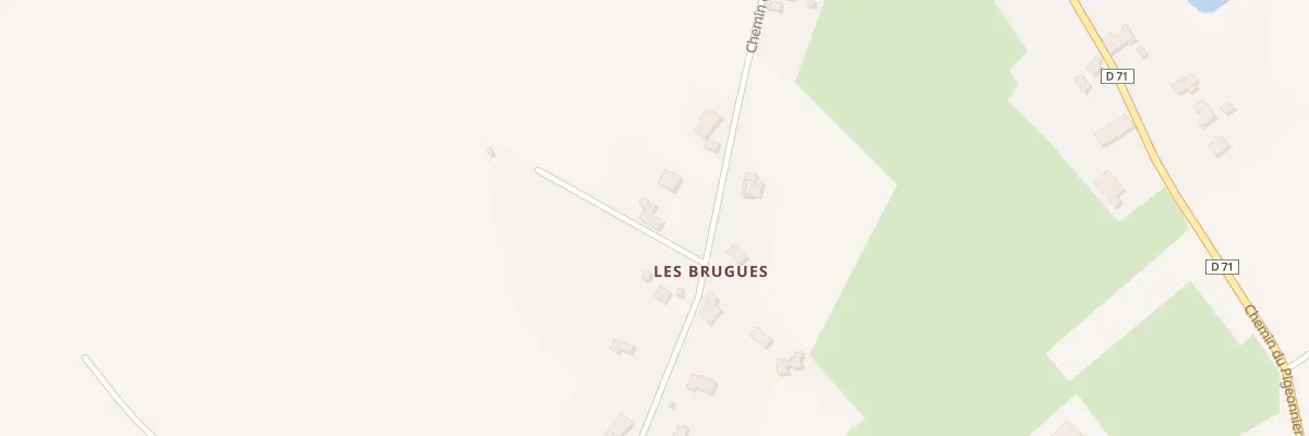 Plan du 810 Che des Brugues à Nohic