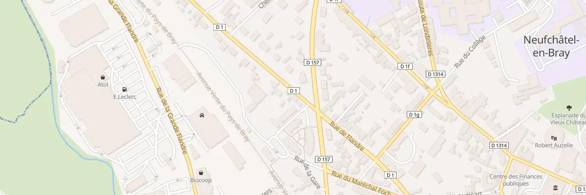 Plan du 13 Rue de Flandre à Dieppe