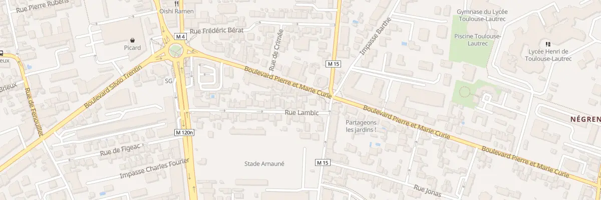 Plan du 31 Rue Lambic à Toulouse