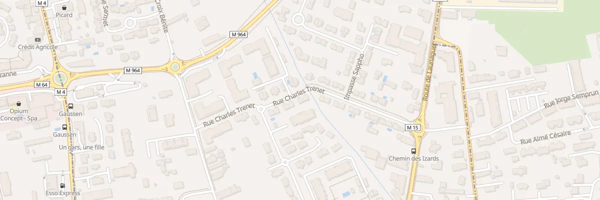 Plan du 18 Rue Charles Trenet à Toulouse