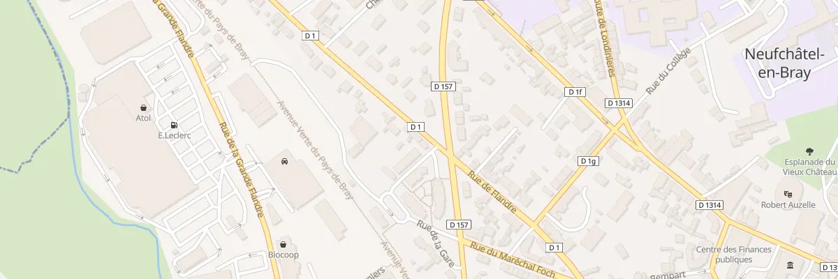 Plan du 11 Rue de Flandre à Neufchâtel-en-Bray