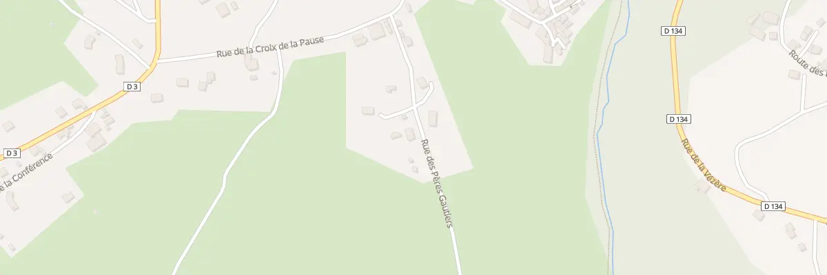 Plan du 8 Rue Des Pères Gautiers à Voutezac