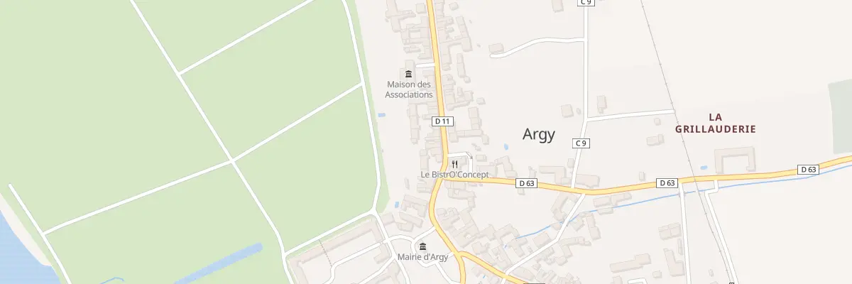 Plan du 10 Rte de Pellevoisin à Argy