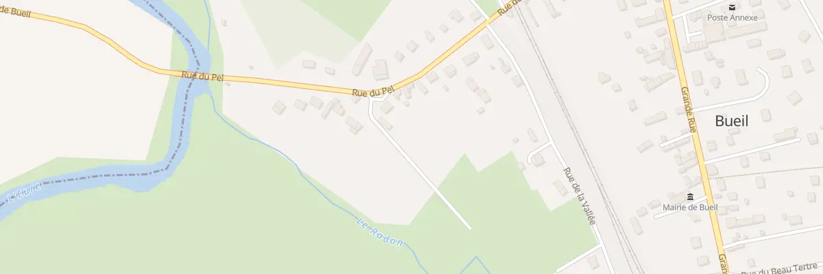 Plan du 1 Pl du Pel à Bueil