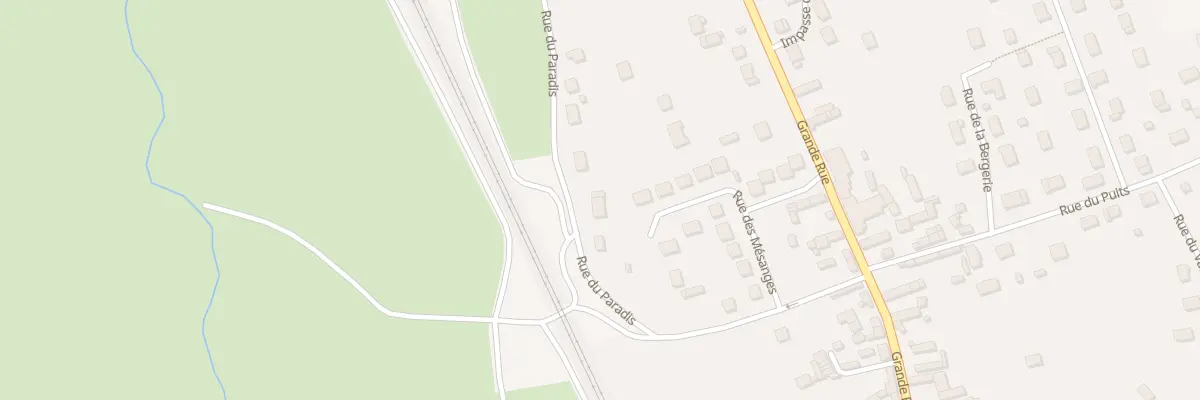 Plan du 9 Rue du Paradis à Bueil
