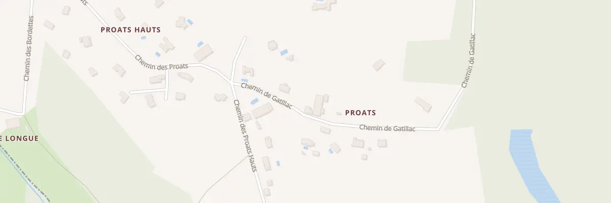 Plan du 115 Che de Gatillac à Léojac