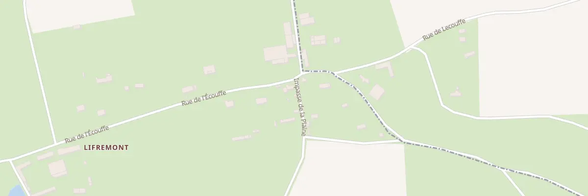 Plan du 996 Rue de l’Ecouffe à Mauquenchy