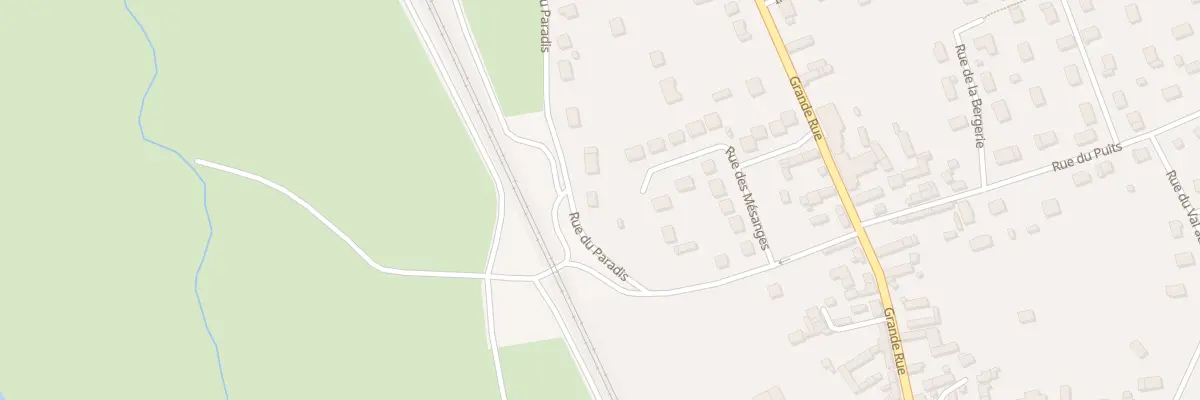Plan du 7 Rue du Paradis à Bueil
